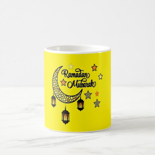 Gelukkige Ramadan Mubarak Kareem Halve lantaarn Koffiemok (Center)