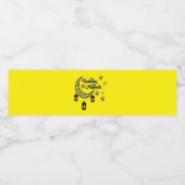 Gelukkige Ramadan Mubarak Kareem Halve lantaarn Waterfles Etiket (Enkel label)