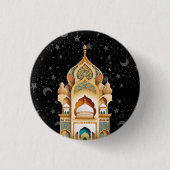 gelukkige Ramadan Ronde Button 3,2 Cm (Voorkant)
