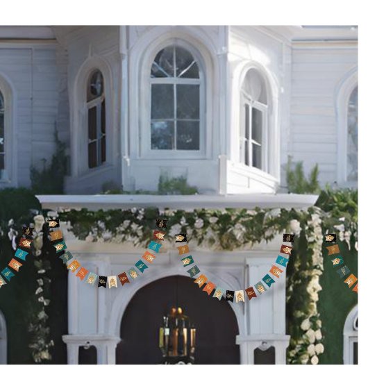 gelukkige Ramadan Vlaggetjes