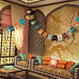 gelukkige Ramadan Vlaggetjes