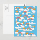 Gelukkige Regenboog Briefkaart (Voorkant / Achterkant)