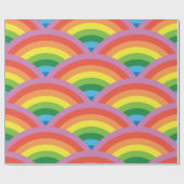 Gelukkige Regenboog Cadeaupapier (Vlak)