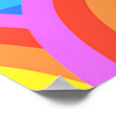 Gelukkige Regenboog Poster (Hoek)