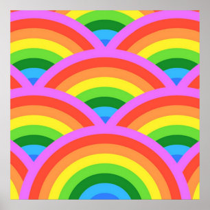 Gelukkige Regenboog Poster