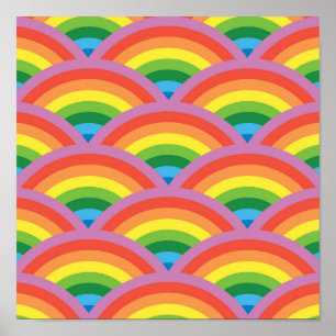 Gelukkige Regenboog Poster