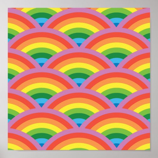 Gelukkige Regenboog Poster (Voorkant)