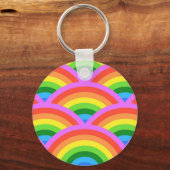 Gelukkige Regenboog Sleutelhanger (Voorkant)