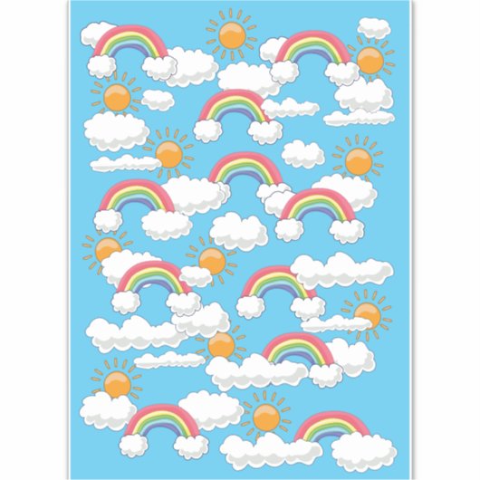 Gelukkige Regenboog Sticker (Voorkant)