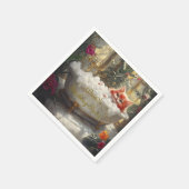 Gelukkige Rode Kat In Luxe Bad - Kinderverjaardags Servet (Hoek)