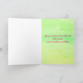 Gelukkige Rosebuds van het Hart van de Zuster van Feestdagen Kaart (Binnen)