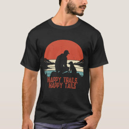 Gelukkige Routes, Gelukkige Staarten Wandelende Ho T-shirt