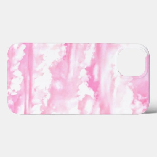 Gelukkige Roze Wolken Case-Mate iPhone Case (Achterkant (horizontaal))