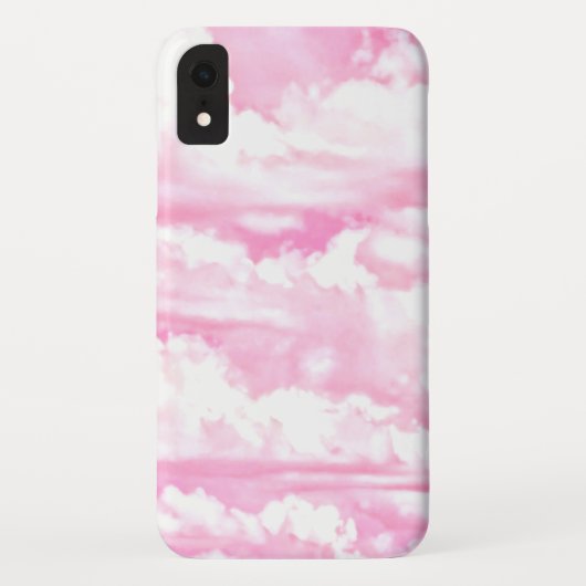 Gelukkige Roze Wolken Case-Mate iPhone Case (Achterkant)