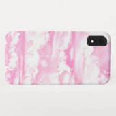 Gelukkige Roze Wolken Case-Mate iPhone Case (Achterkant (horizontaal))