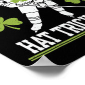 Gelukkige Saint Hat Trick Dag St. Patrick's Dag Ho Poster (Hoek)