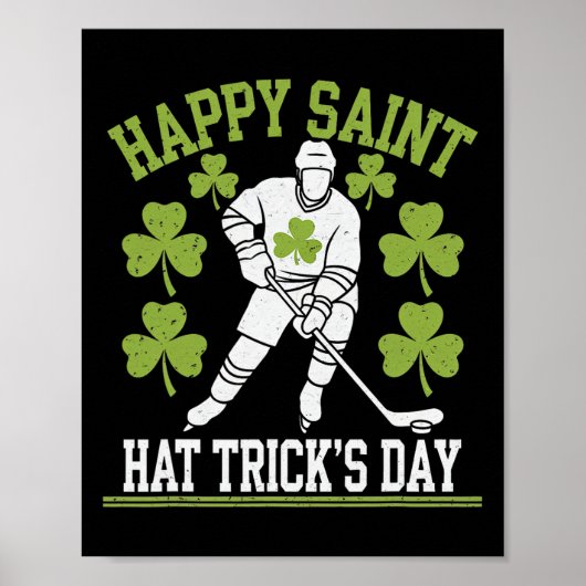 Gelukkige Saint Hat Trick Dag St. Patrick's Dag Ho Poster (Voorkant)