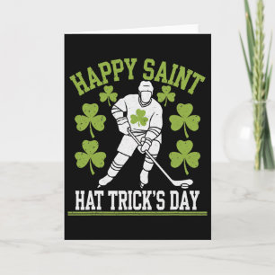 Gelukkige Saint Hat Trick Dag St. Patrick's Day Ho Kaart