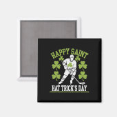 Gelukkige Saint Hat Trick-dag St. Patrick's Day Ho Magneet (Voorkant / Achterkant)