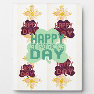 Gelukkige Saint Patrick's Day Mooie Art Print Fotoplaat
