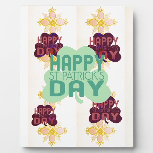 Gelukkige Saint Patrick's Day Mooie Art Print Fotoplaat (Voorkant)