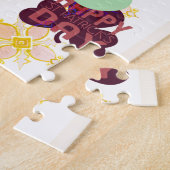 Gelukkige Saint Patrick's Day Mooie Art Print Legpuzzel (Zijkant)