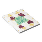 Gelukkige Saint Patrick's Day Mooie Art Print Notitieblok (Schuin)