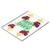 Gelukkige Saint Patrick's Day Mooie Art Print Notitieboek (Linkerzijde)