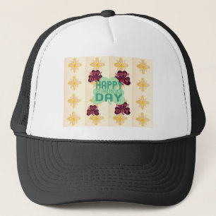 Gelukkige Saint Patrick's Day Mooie Art Print Trucker Pet