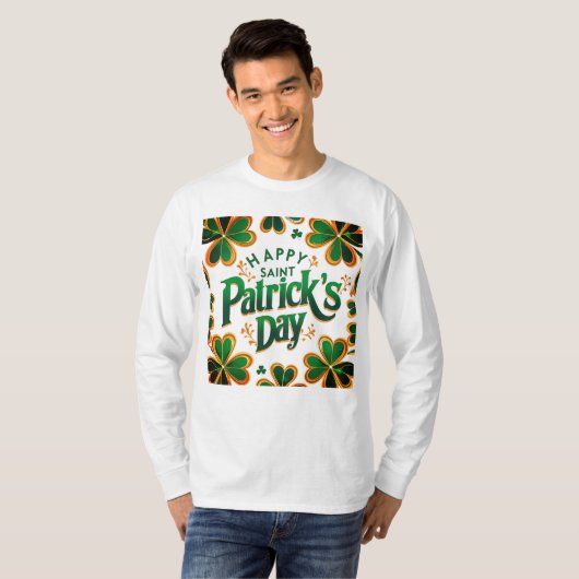 Gelukkige Saint-Patrick's Day T-shirt (Voorkant volledig)
