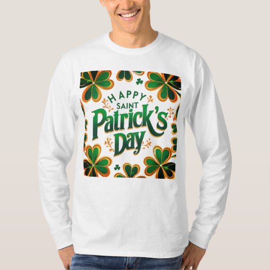 Gelukkige Saint-Patrick's Day T-shirt (Voorkant)