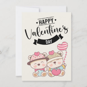 gelukkige san valentijnsdag minnaars die koffie dr feestdagenkaart