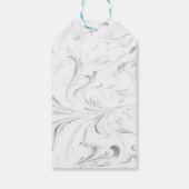 Gelukkige schattige leeuw zittend met een glimlach cadeaulabel (Achterkant)