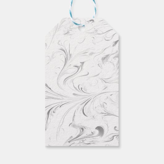 Gelukkige schattige leeuw zittend met een glimlach cadeaulabel (Achterkant)