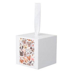 Gelukkige Schattigee Puppies Pattern 1 Decoratie