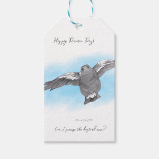 Gelukkige scheidingsdag label cadeaulabel