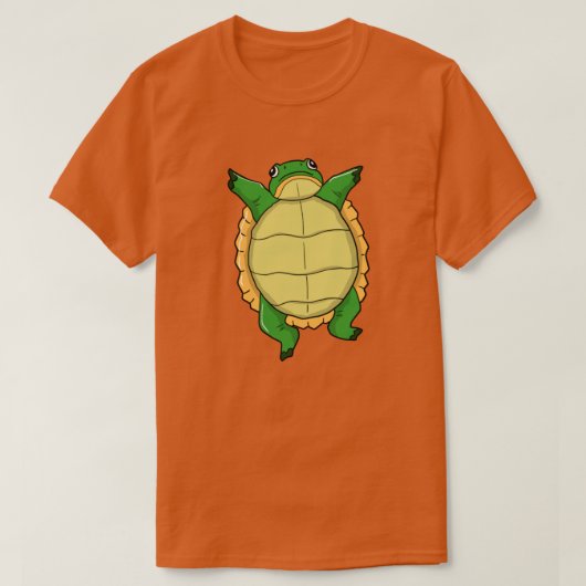 Gelukkige Schildpad T-shirt (Design voorkant)