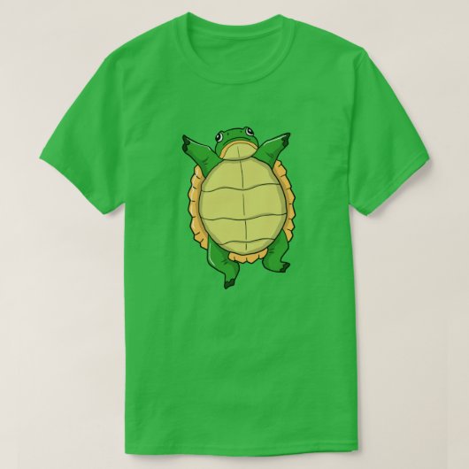 Gelukkige Schildpad T-shirt (Design voorkant)