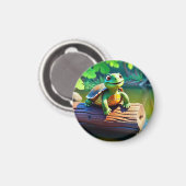 gelukkige schildpadmagneet magneet (Voorkant / Achterkant)