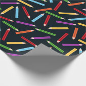 Gelukkige school cadeaupapier (Hoek)