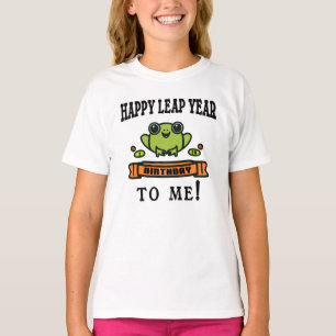 GELUKKIGE SCHRIKELJAAR VERJAARDAG AAN MEZELF T-SHIRT
