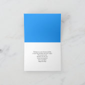 Gelukkige September Verjaardag Stepmother Blue Ast Kaart (Binnen)