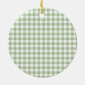 Gelukkige Sheltie in Laurel Wreath Foto Keramisch Ornament (Achterkant)