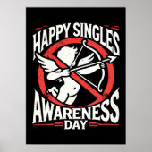 Gelukkige Singles Awareness Day, Anti Valentijnsda Poster (Voorkant)