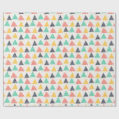 Gelukkige slak op driehoeken cadeaupapier (Vlak)