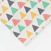 Gelukkige slak op driehoeken fleece deken (Hoek)