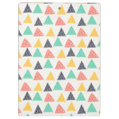 Gelukkige slak op driehoeken klembord (Achterkant)