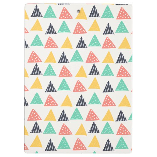 Gelukkige slak op driehoeken klembord (Achterkant)