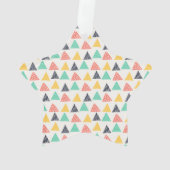 Gelukkige slak op driehoeken ornament (achterkant)