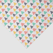 Gelukkige slak op driehoeken tissuepapier (Detail)